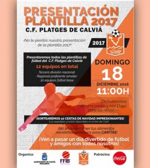 es(Presentación oficial del Club de Fútbol Platges de Calvià); cat(Presentació oficial del Club de Fútbol Platges de Calvià); en(); 